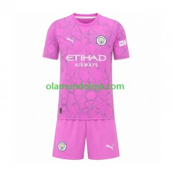 Camisola Manchester City Guarda-redes Criança Equipamento Segundo 2026-2027 Manga Curta